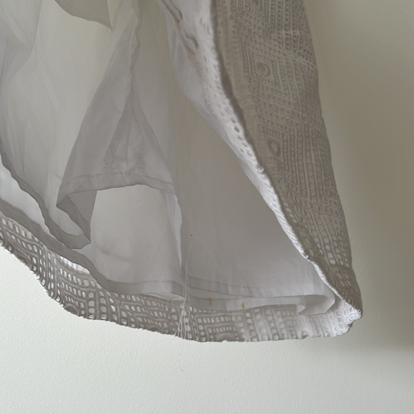 KOOKAI White Broderie Anglaise Embroidered Off The Shoulder Mini Dress - Picture 14 of 16